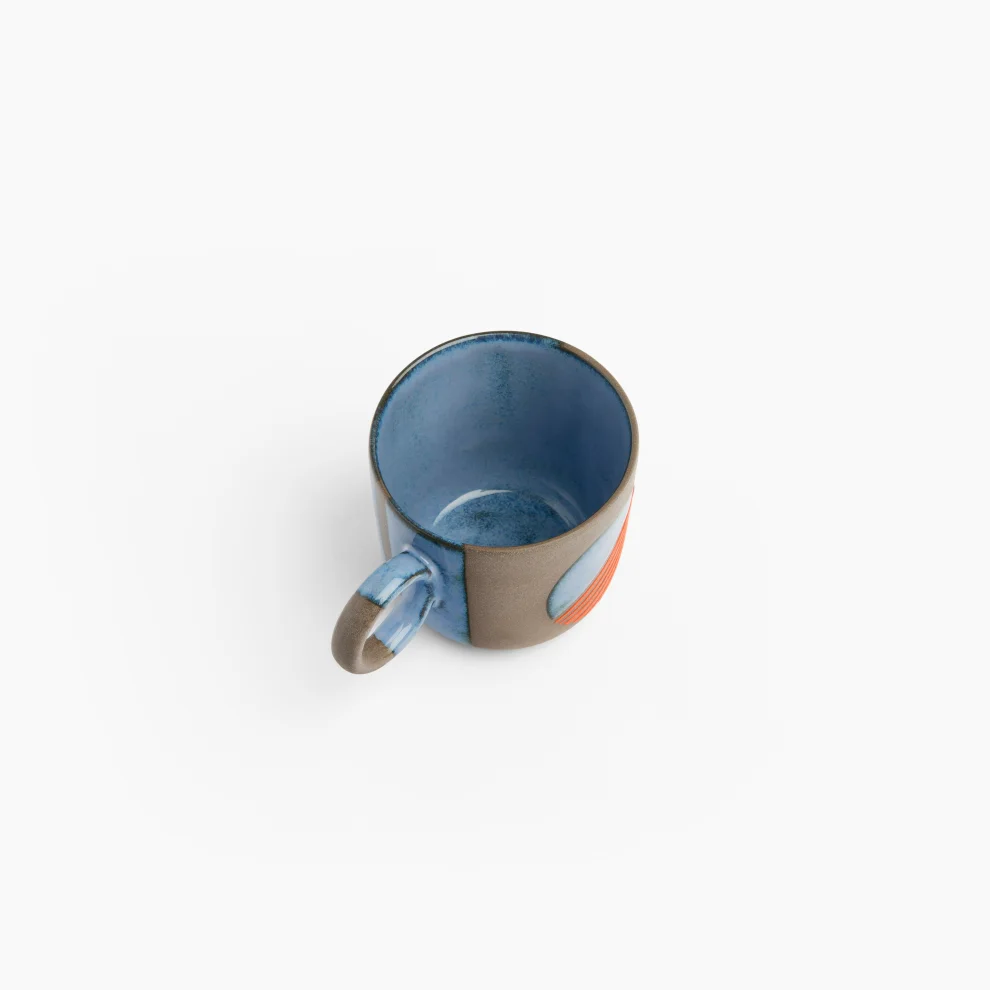 Yasemin Uğurlu Clay Works - Luna Zebra Espresso Cup