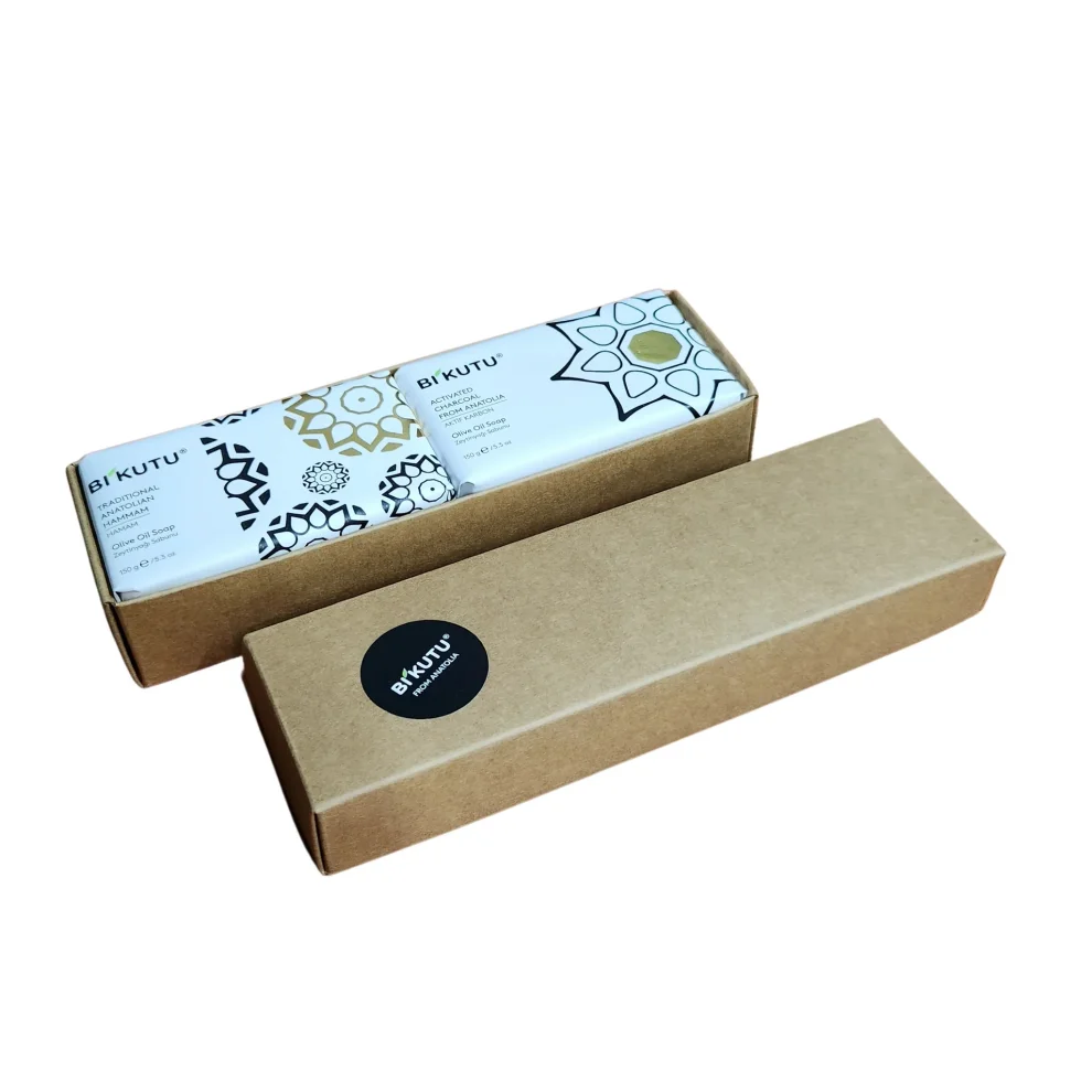 BiKutu - Olive Oil Natural Soap Box Of 2