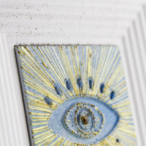 Coho Objet	 - Evileye Artistic Painting - Gilding Acrylic