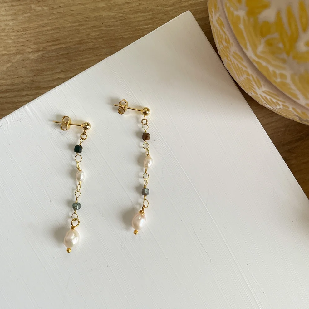 Pierre Violette - Pluto Pearl Earrings