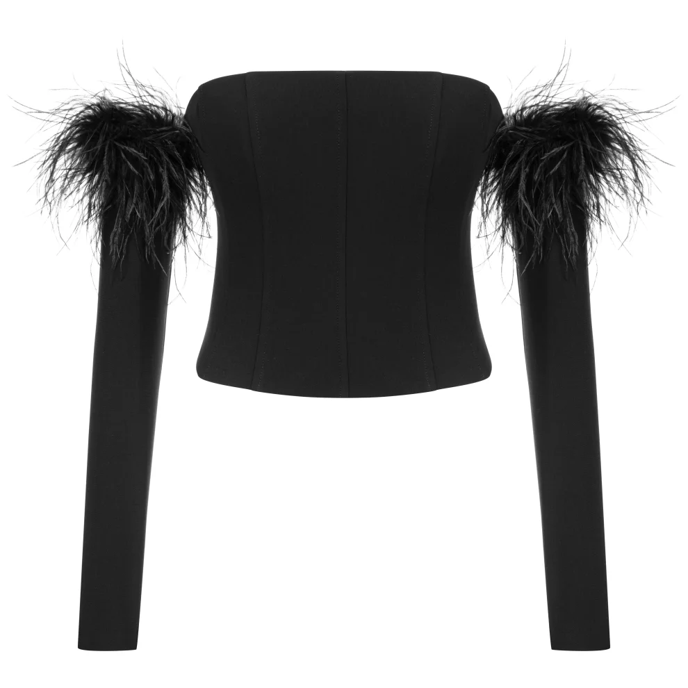 Veryself Brand - Perception Feathered Corset