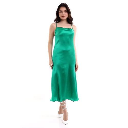 Silk Parade - Saf İpek Kamisol Elbise