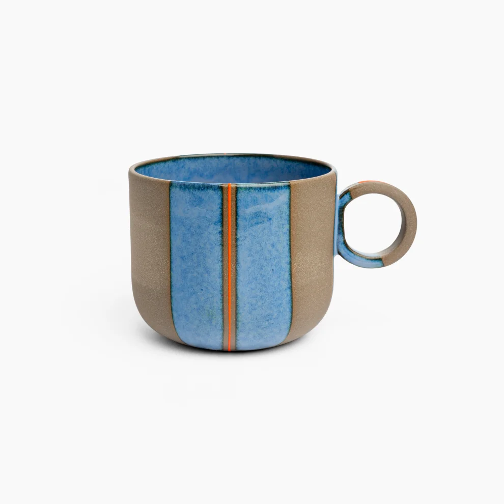 Yasemin Uğurlu Clay Works - Bliss Linie Indigo Mug