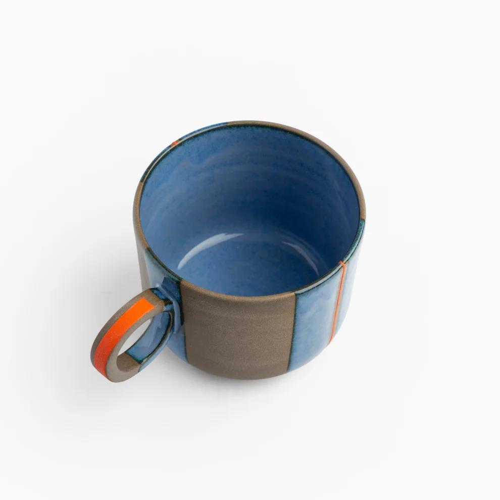 Yasemin Uğurlu Clay Works - Bliss Linie Indigo Mug