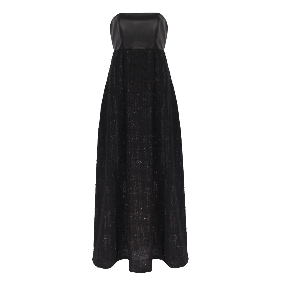 H and m black maxi outlet dress