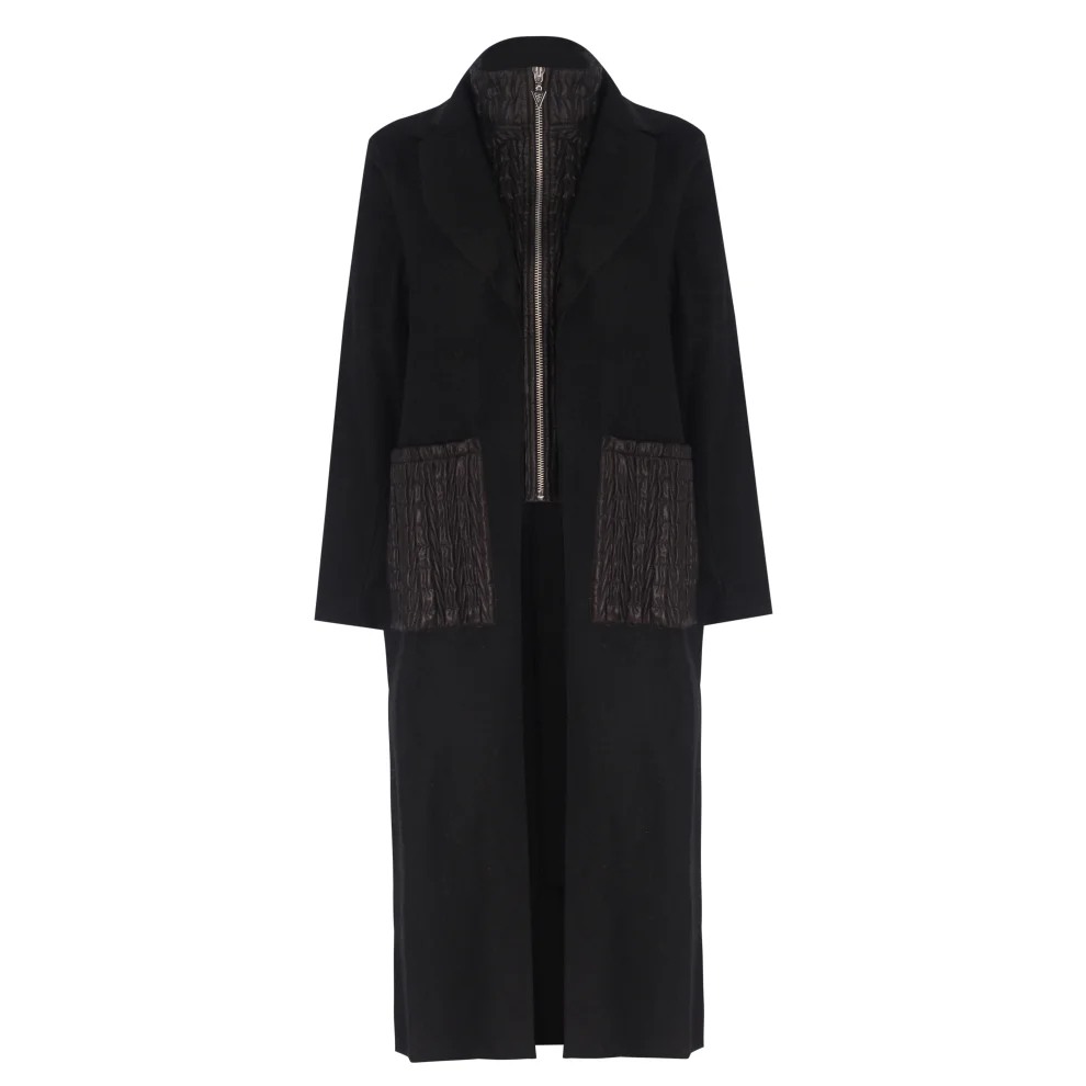 Mirimalist 	 - Slit Wool Coat