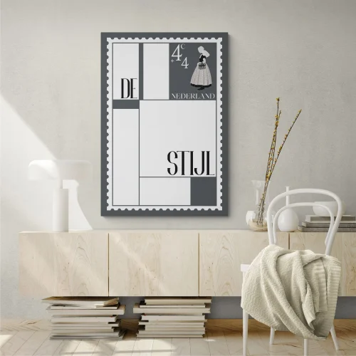 Love Myself - De Stijl Canvas