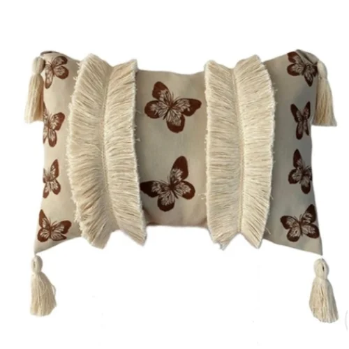 Lua - Butterfly Patterned Pillow