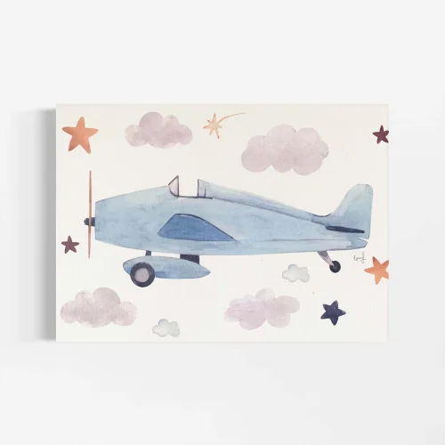 Nakalend - Airplane Canvas Painting - Il