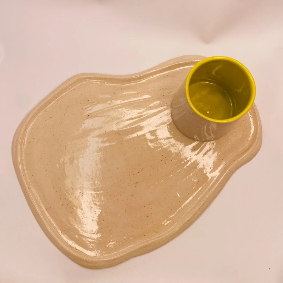 Haane Design - Baia Single Ceramic Breakfast Tray