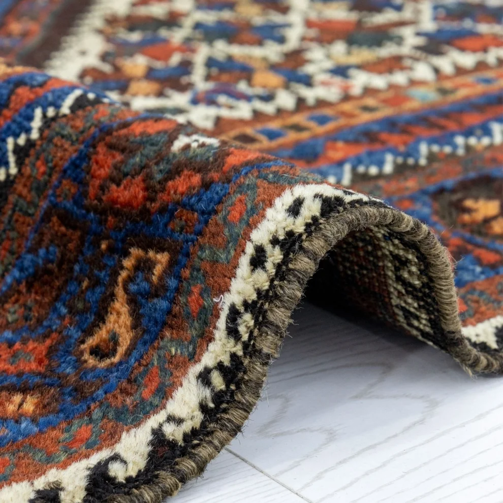 Soho Antiq - Vintage Ethnic Patterned Carpet 111x160cm