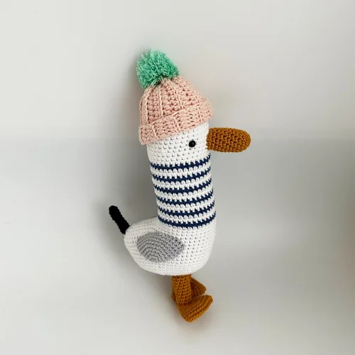 Symsad Crochet - Alberto Seagull Toy