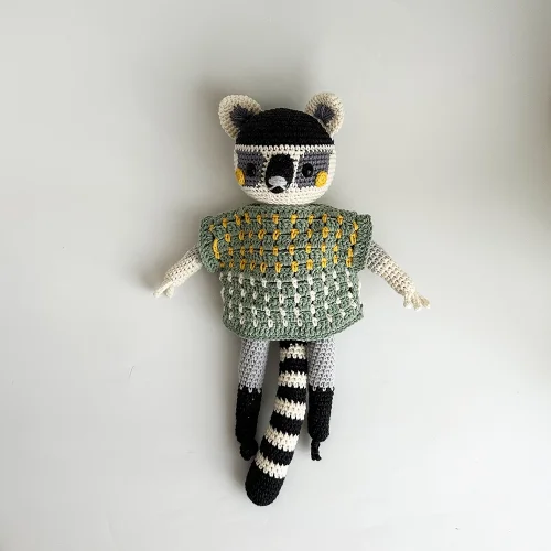 Symsad Crochet - Tina Lemur Toy