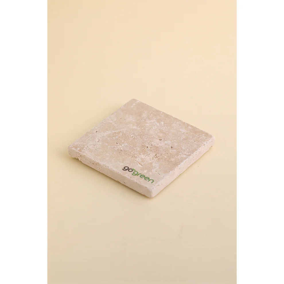 Gogreen Natural - Travertine Soap Dish