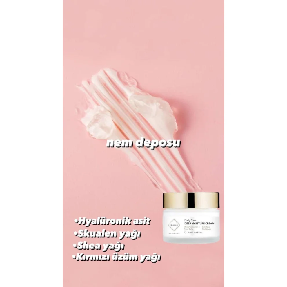 Moi Co Kozmetik - Deep Moisture Cream / Hyaluronic Acid