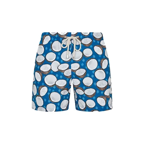 Shikoo Swimwear - Coconut Patterned Lace-up Short Swimsuit