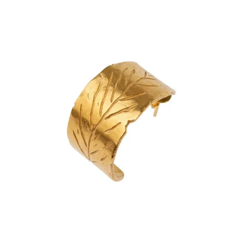 Monapetra - Branch Patterned Ring Earrings