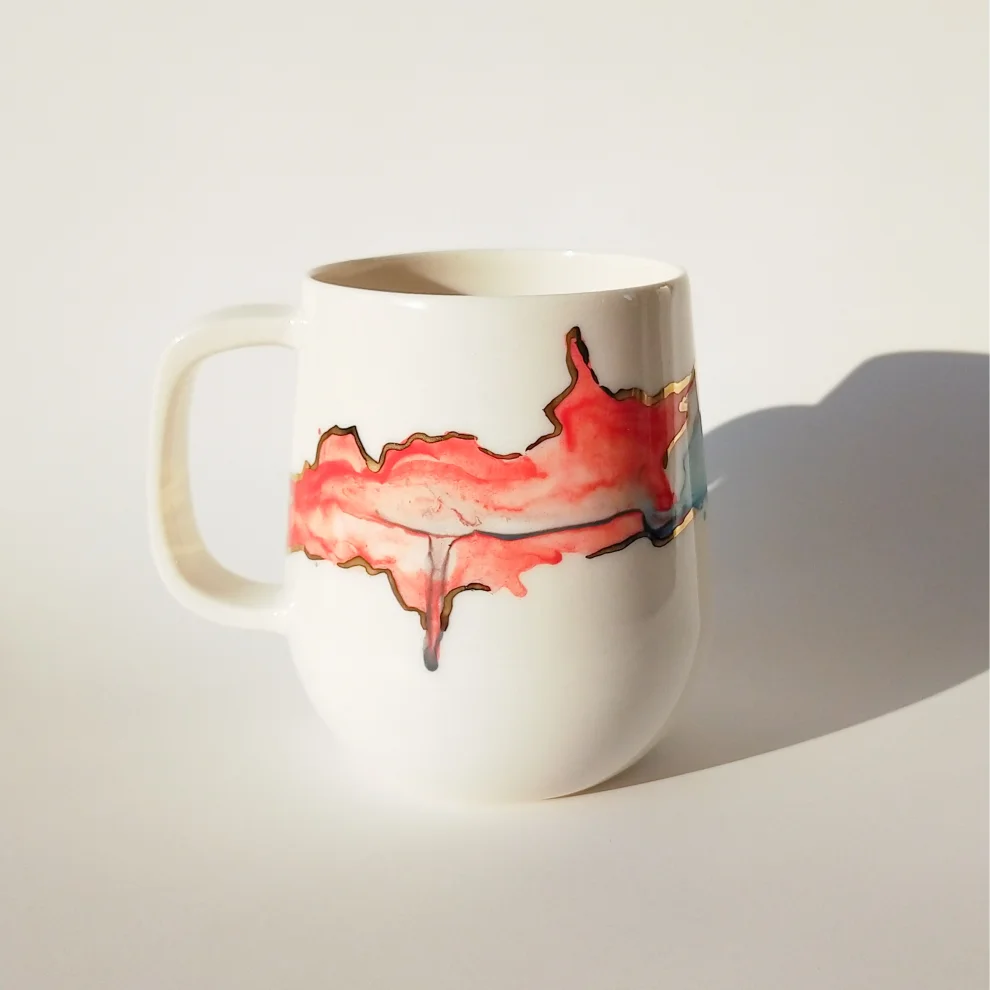 Opia Ceramics - Watercolor Dobule Mug