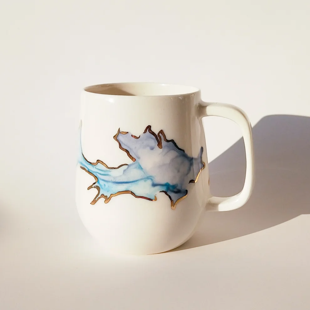 Opia Ceramics - Watercolor Dobule Mug