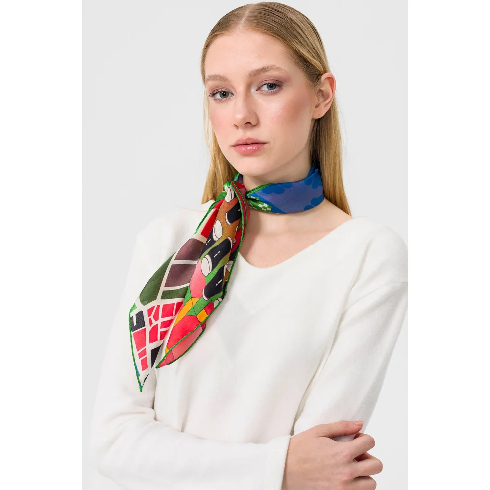 To's - Dublin, Ireland Silk Foulard