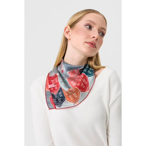 To's - Hallstat, Austria Silk Foulard