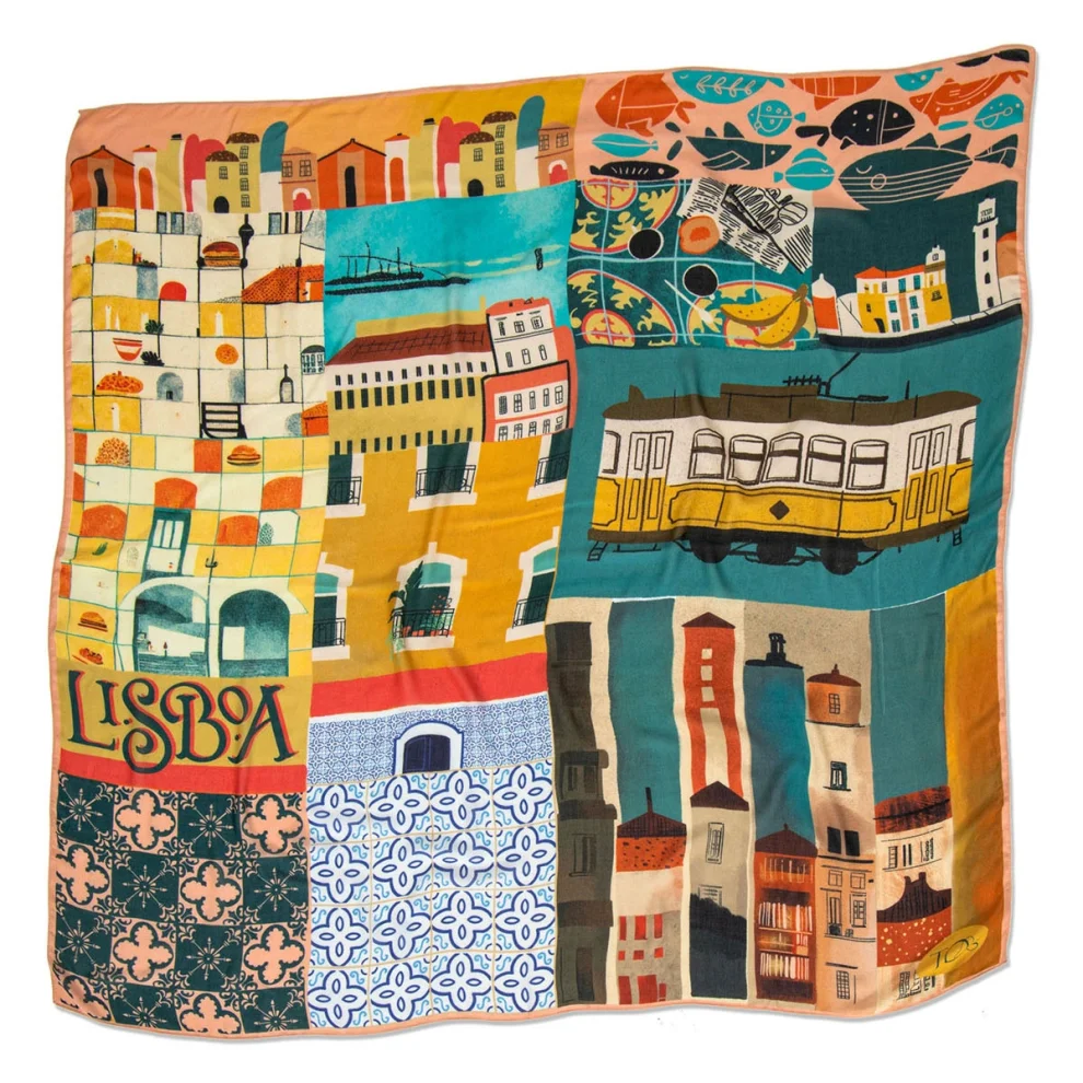 To's - Lisbon, Portugal Scarf