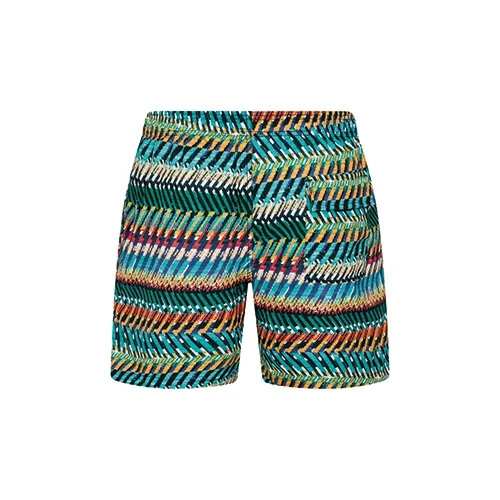 Shikoo Swimwear - Multicolor Patterned Lace-up Short Swimsuit