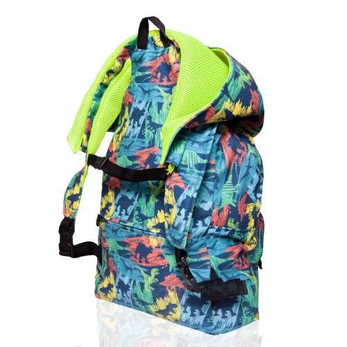 Morikukko - Dino Back Too School Hooded Backpack