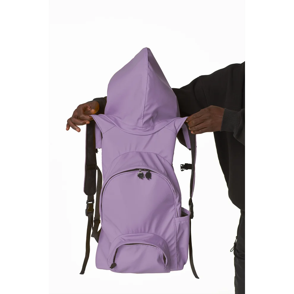 Morikukko - Gummy Hooded Backpack