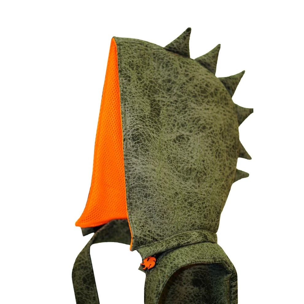 Morikukko - Kids Dinosaur Hooded Backpack