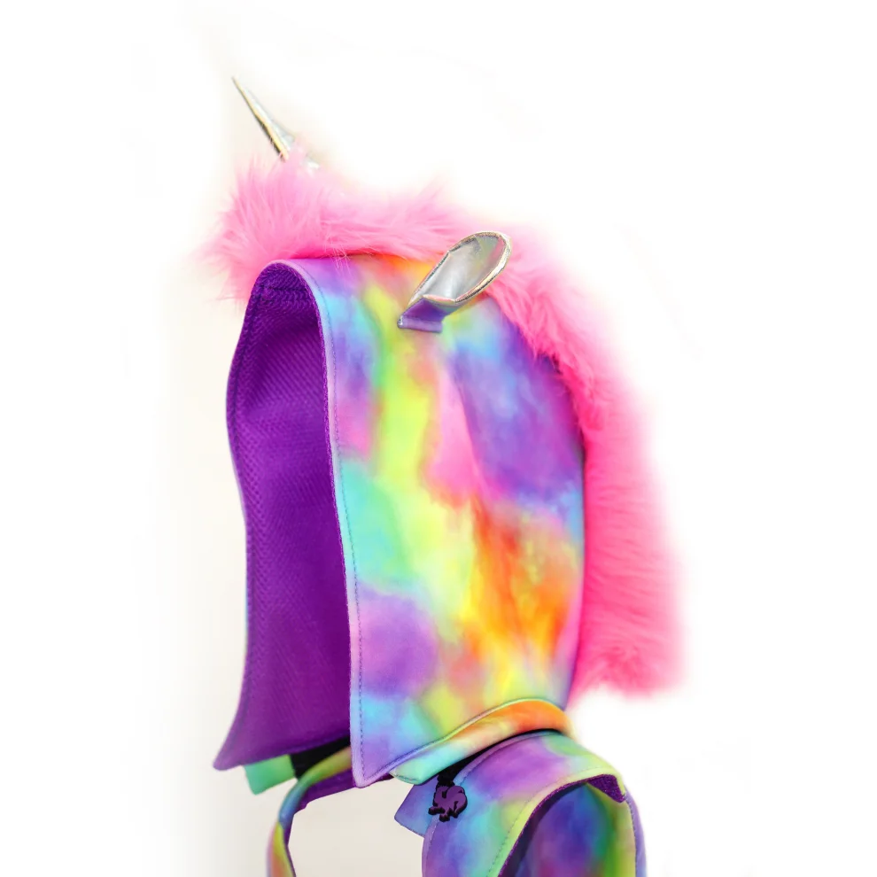 Unicorn sale hooded backpack