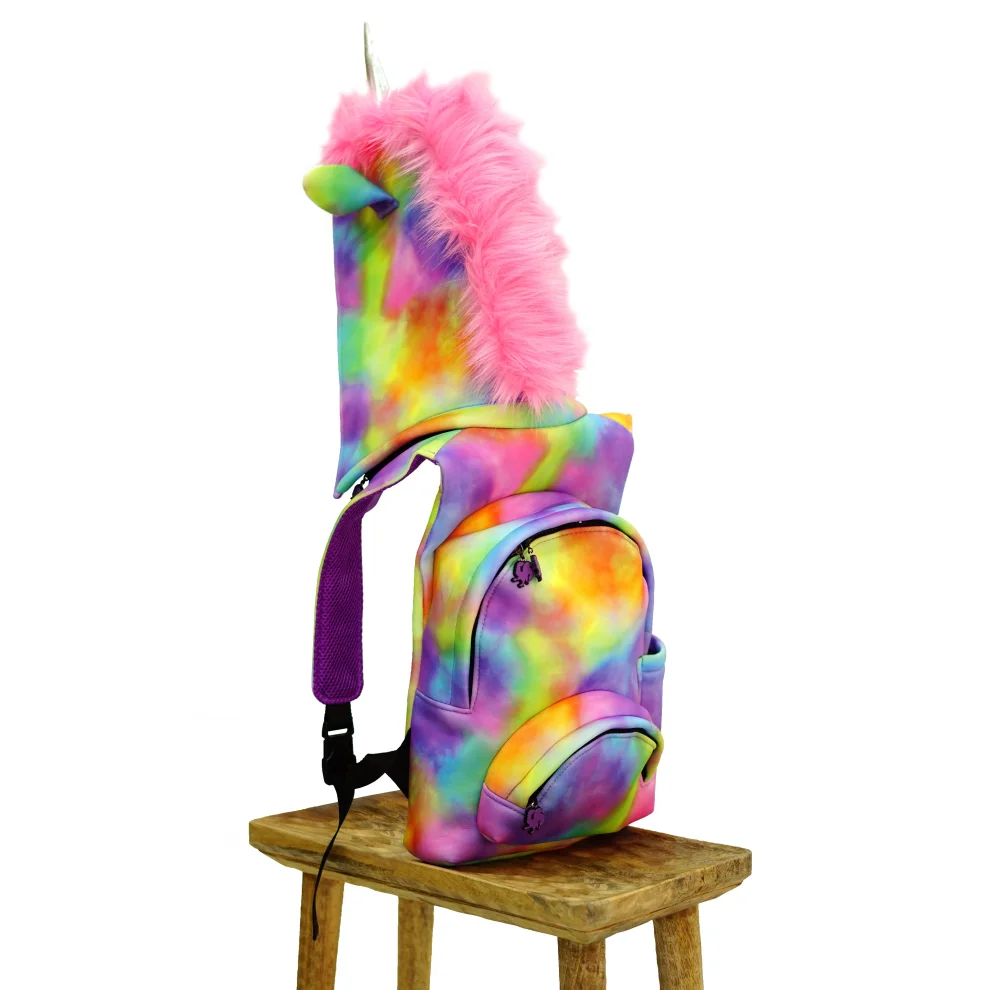 Morikukko - Kids Unicorn Hooded Backpack