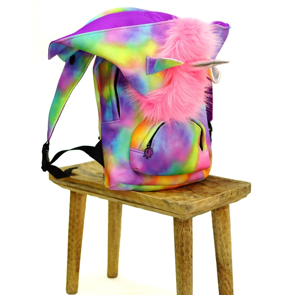 Morikukko - Kids Unicorn Hooded Backpack