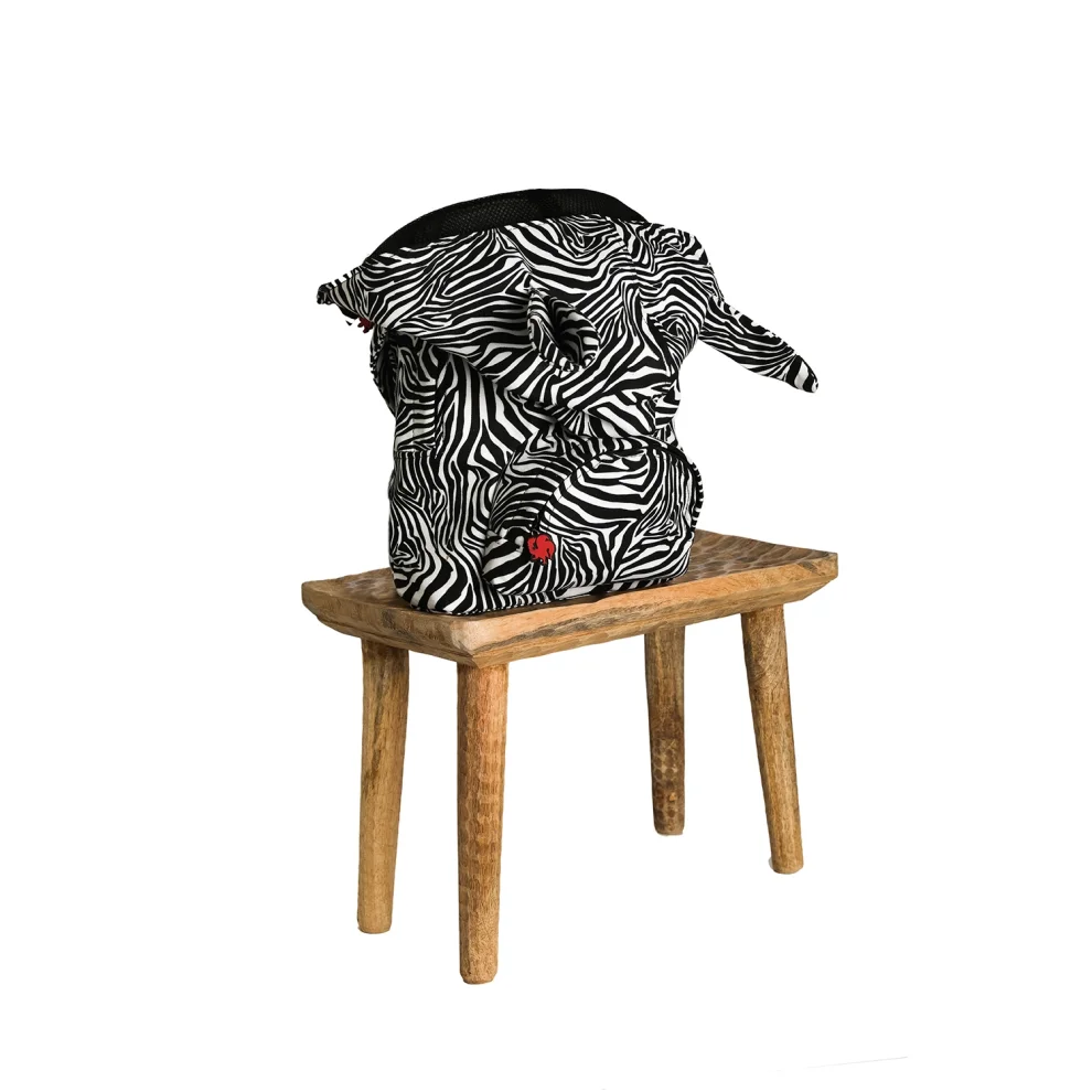 Morikukko - Kids Zebra Hooded Backpack