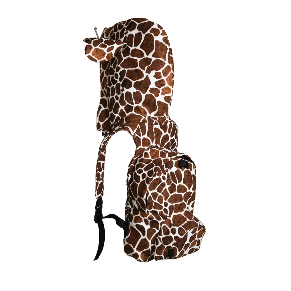 Morikukko - Kids Giraffe Hooded Backpack