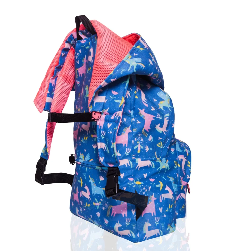 Morikukko - Sunic Back Too School Hooded Backpack