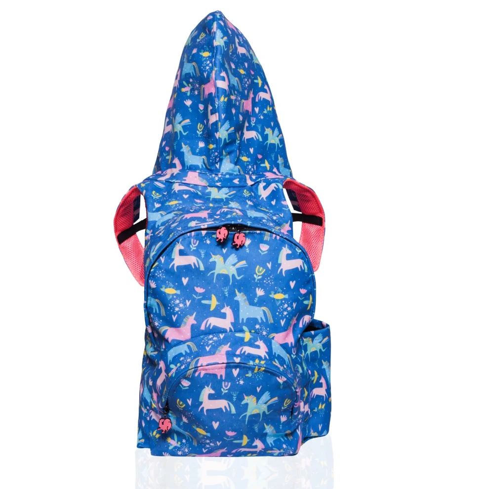 Morikukko - Sunic Back Too School Hooded Backpack