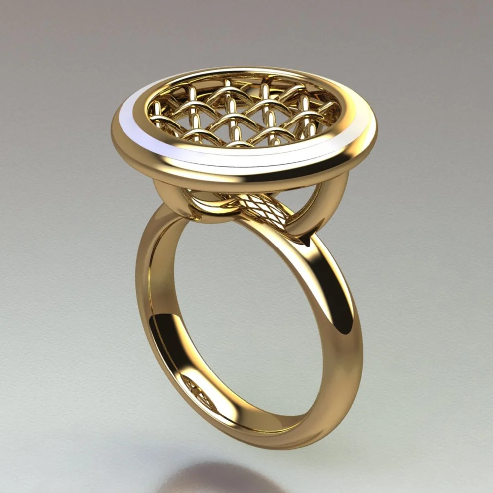 Fia Silver - Varia Knit Ring