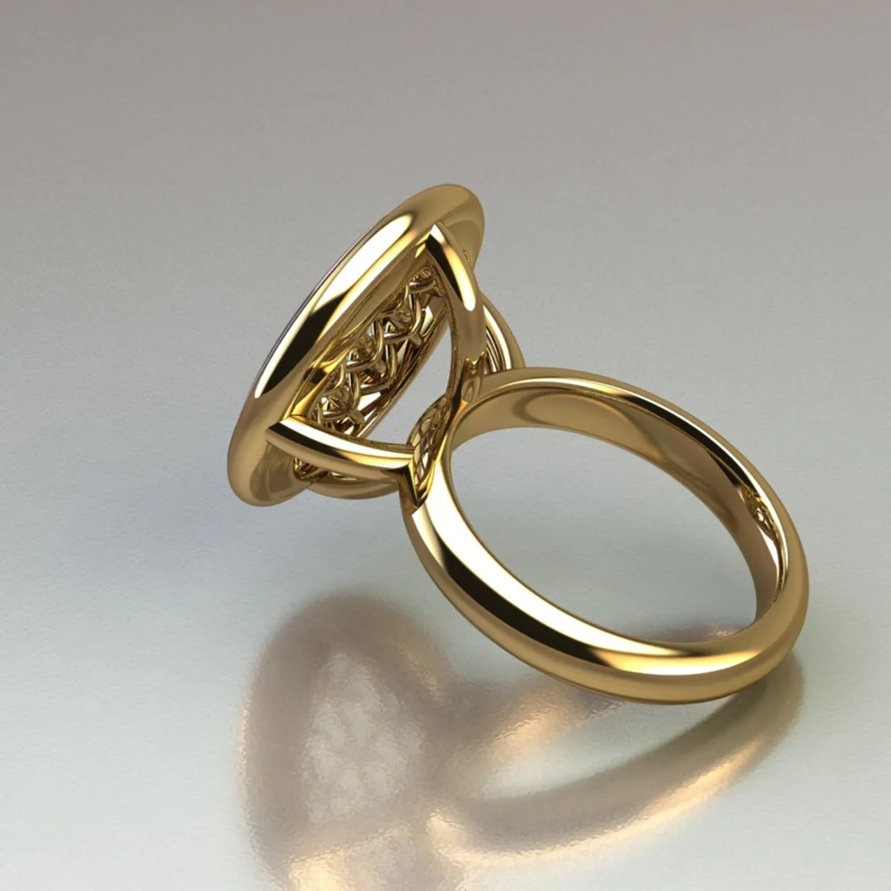 Fia Silver - Varia Knit Ring