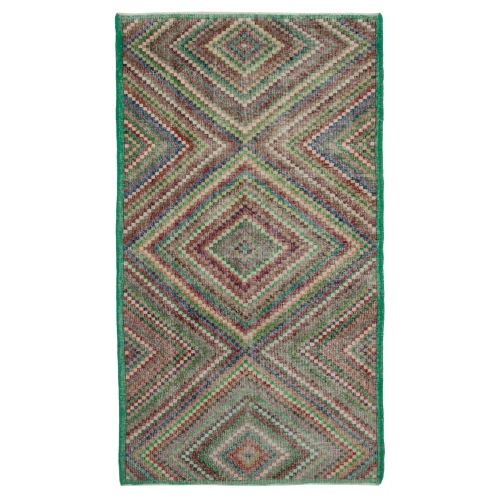 Rug N Carpet - Angela El Dokuma Geometrik Desen Halı