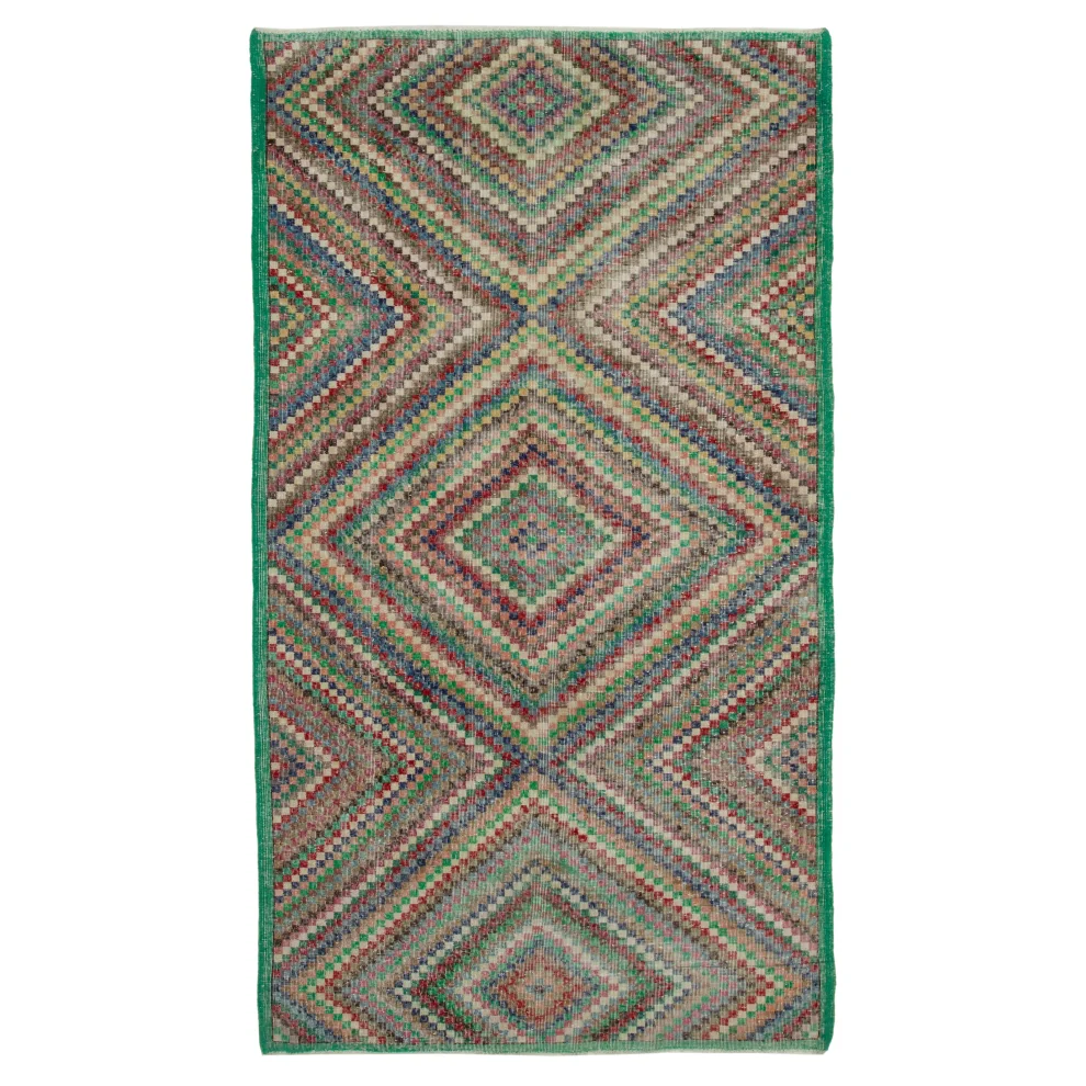 Rug N Carpet - Anna Hand-knotted Anatolian Geometric Rug 167x 295cm