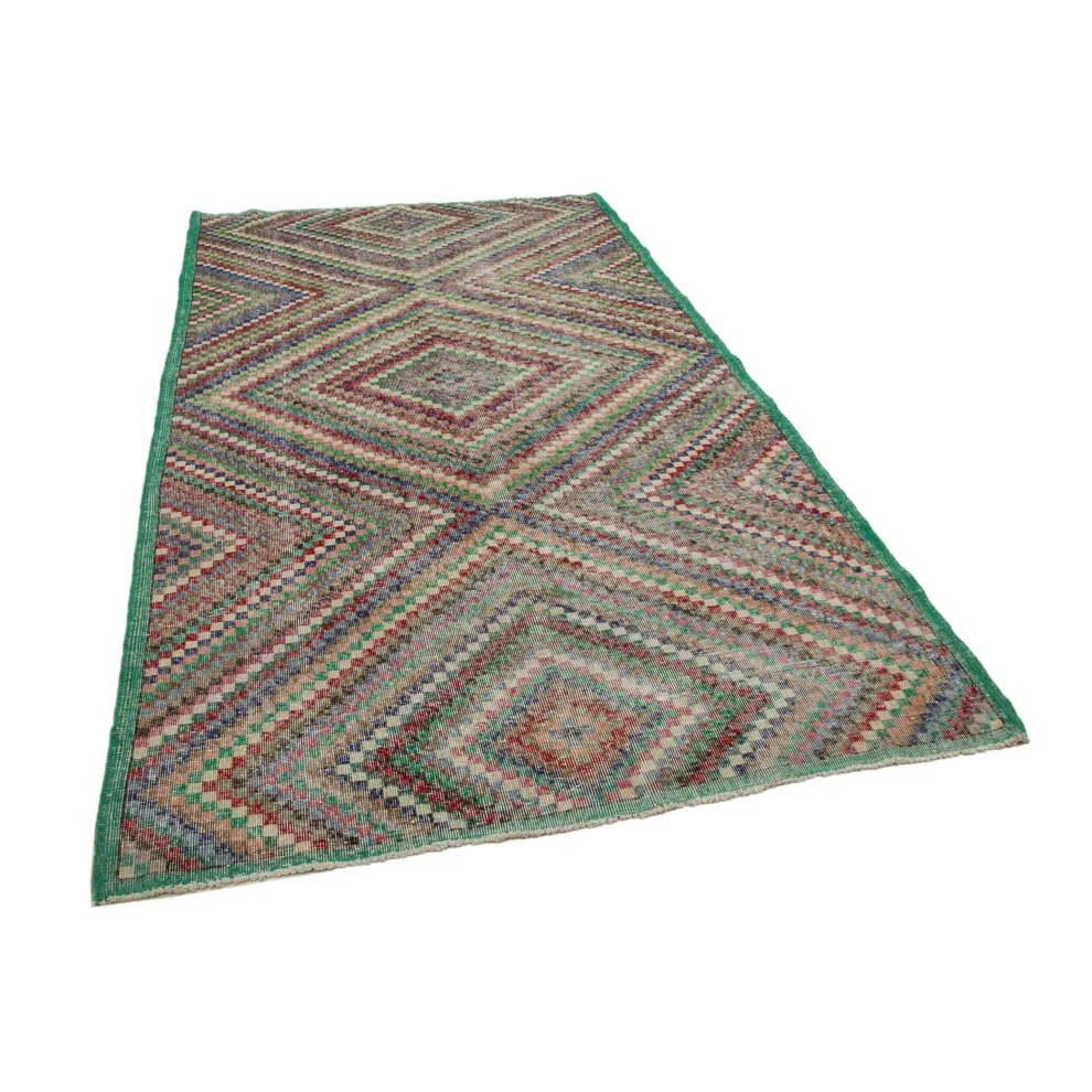 Rug N Carpet - Angela El Dokuma Geometrik Desen Halı 167x 295cm