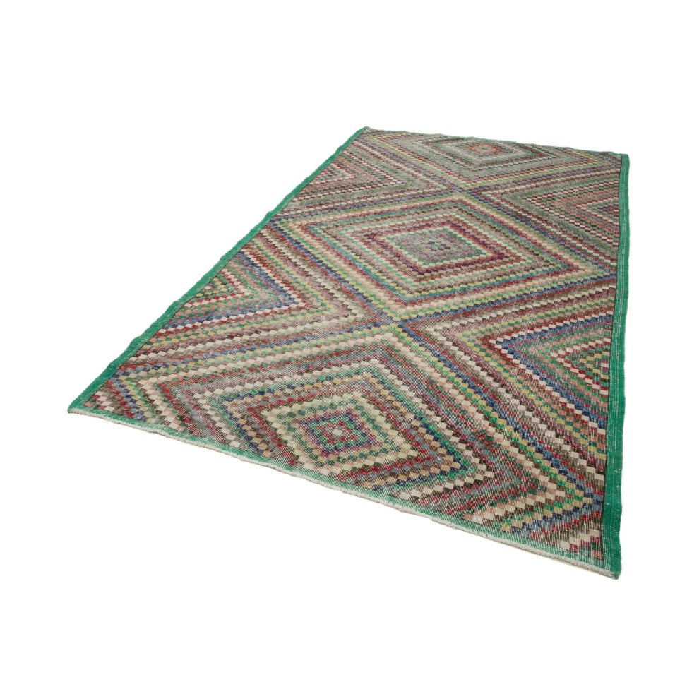 Rug N Carpet - Angela El Dokuma Geometrik Desen Halı 167x 295cm