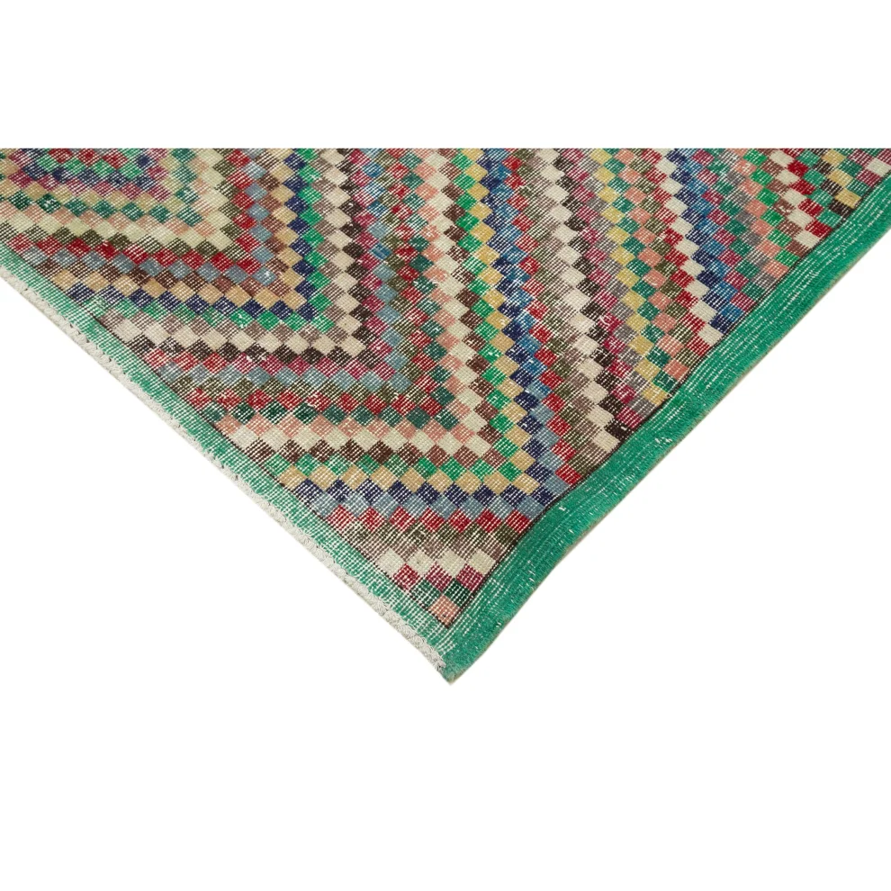 Rug N Carpet - Anna Hand-knotted Anatolian Geometric Rug 167x 295cm