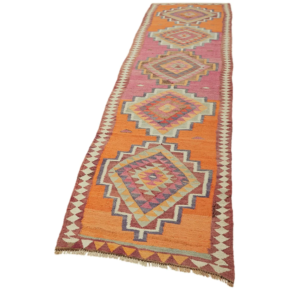 Rug N Carpet - Betsy El Dokuma Herki Yolluk 100x 398cm