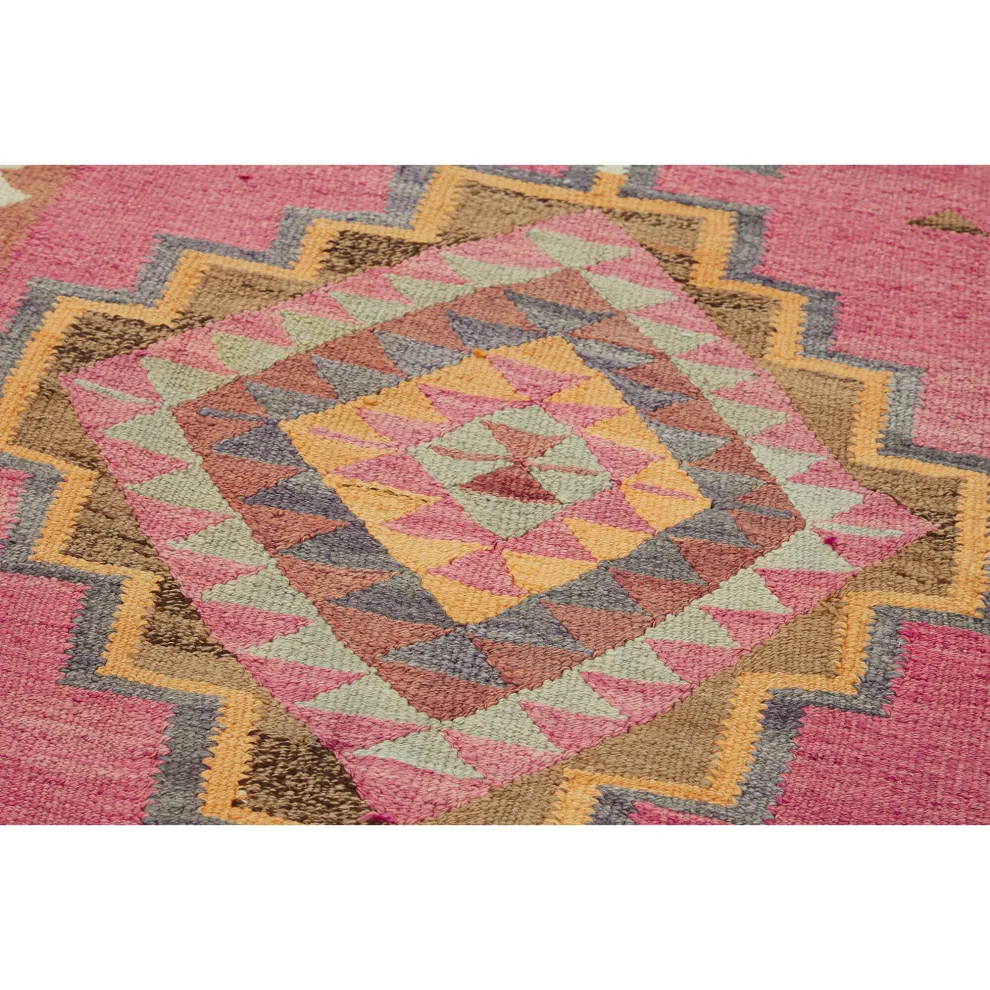 Rug N Carpet - Betsy El Dokuma Herki Yolluk 100x 398cm