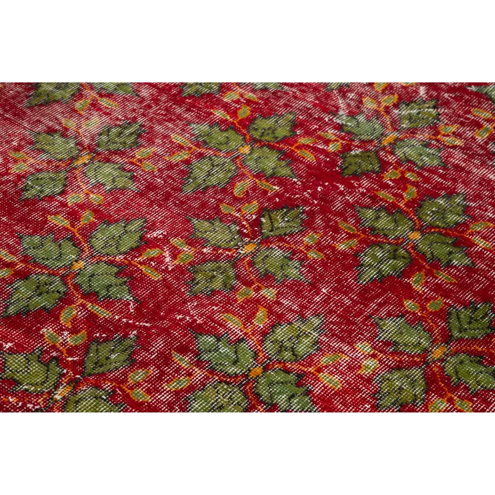 Rug N Carpet - Lindsey El Dokuma Geometrik Desen Halı 168x 296cm