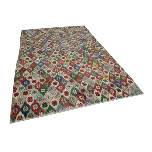 Rug N Carpet - Sherri El Dokuma Geometrik Desen Halı