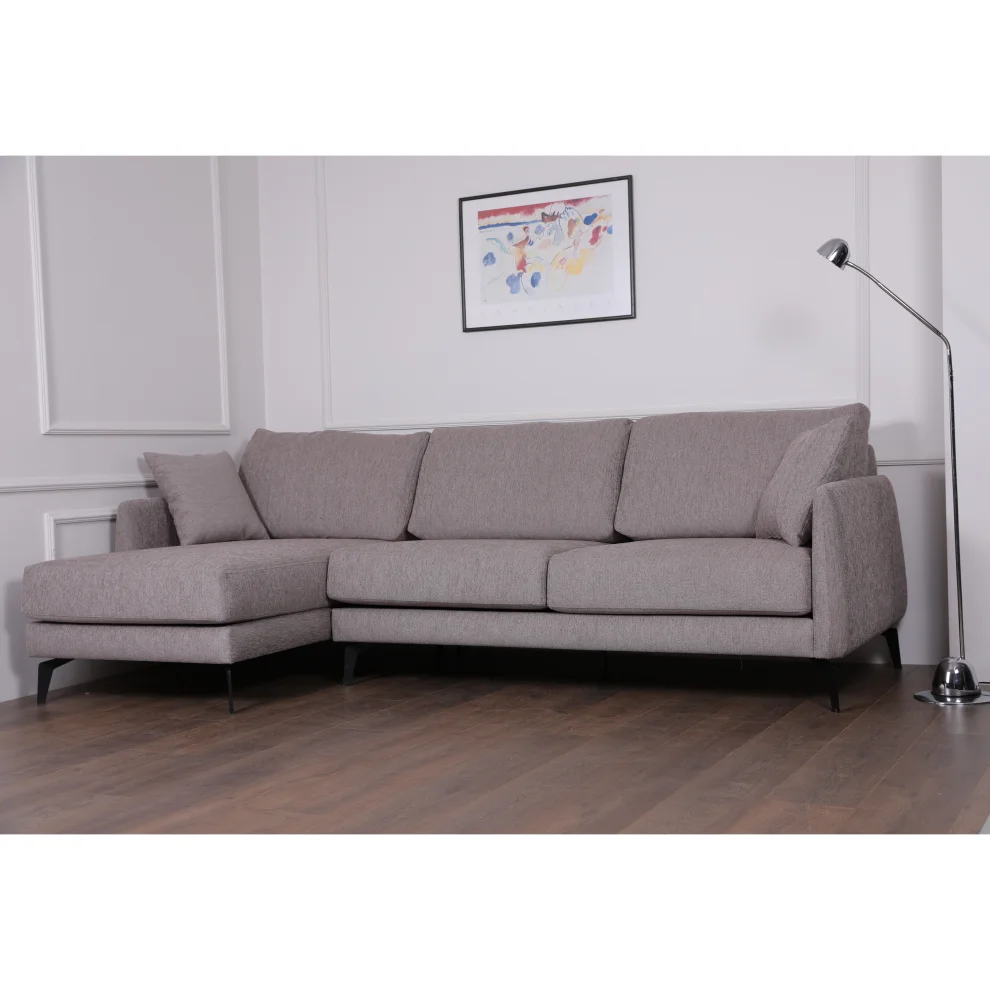 Tartan Design Comfort Sofa Grey hipicon