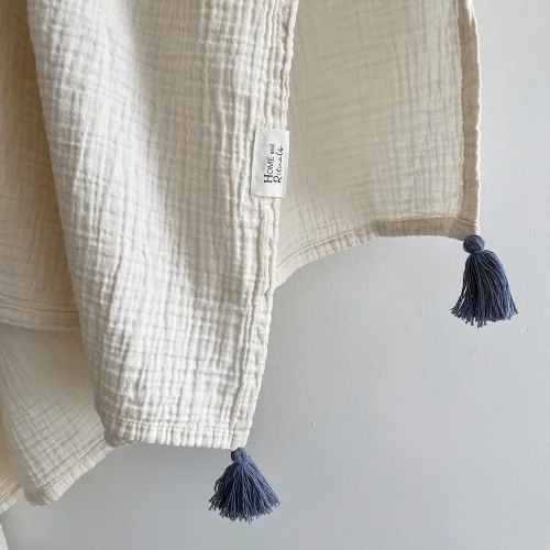 Home and Rituals - Natural 2 Layer Muslin Throw